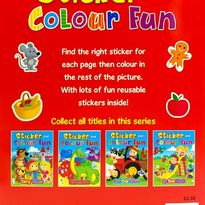 Sticker & Colour Fun: Fairy Tales