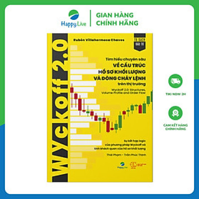 Sách Wyckoff 2.0: Tìm hiểu chuyên sâu về cấu trúc, hồ sơ khối lượng và dòng chảy lệnh trên thị trường - Happy Live
