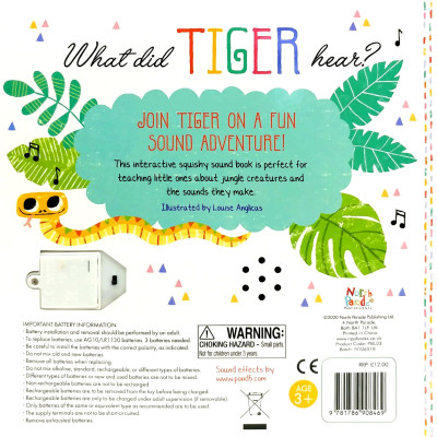 What Did Tiger Hear? - Press And Play Sound Book