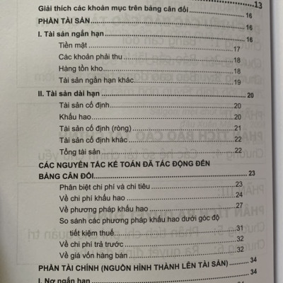 Tài chính kế toán dành cho nhà quản trị