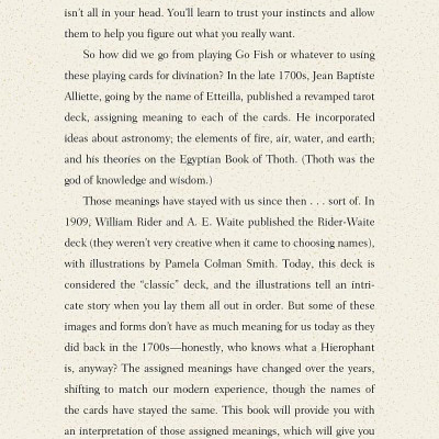 The Junior Tarot Reader