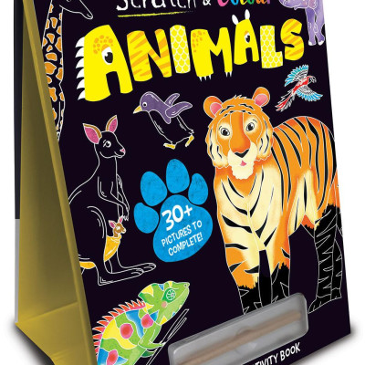 Scratch & Colour Animals