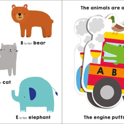 Puzzle And Play: Alphabet Train: A Press-Out Puzzle Book!