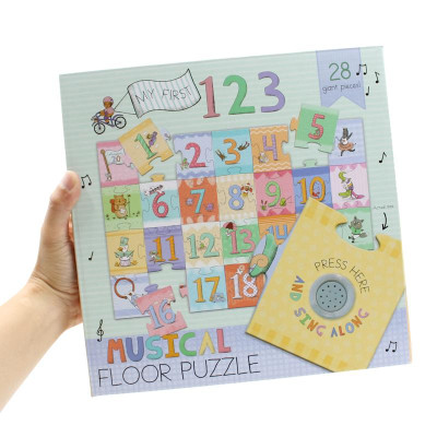 Musical Floor Puzzle - My First 123 (28 Giant Pieces)