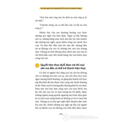 36 Thói Quen Cần Tránh Để Trẻ Thực Sự Trưởng Thành - Bản Quyền