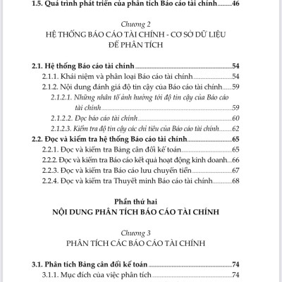 Lý thuyết và thực hành Phân tích báo cáo tài chính