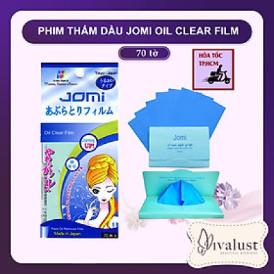 Giấy Thấm Dầu Jomi Nhật Bản - Thấm dầu dạng Phim Japan Oil Clear Film (70 Tờ)
