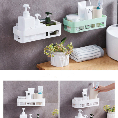 Combo 2 Kệ Chữ Nhật Dán Tường Siêu Chắc Tiện Lợi Không Khoan Tường