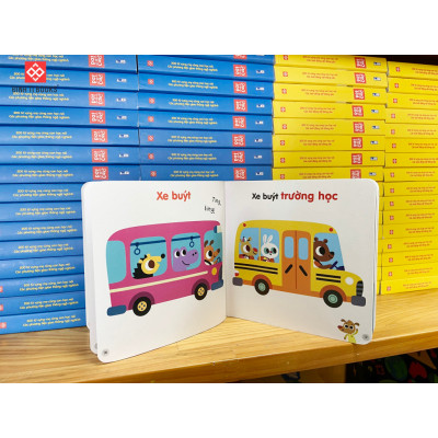 Sách - 200 Từ Vựng Mẹ Cùng Con Học Nói - Các Phương Tiện Giao Thông Ngộ Nghĩnh