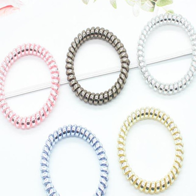 Hộp 10 dây cột tóc lò xo chất liệu phục hồi siêu tốt size nhỏ (giao màu ngẫu nhiên) COT99n