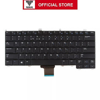 Bàn Phím Tương Thích Cho Laptop Dell Latitude 12 E7240 E7440 Latitude 12 14 7000 E7420 E7240 E7440 - Có Đèn Led TEEMO PC KEY599 Hàng Nhập Khẩu