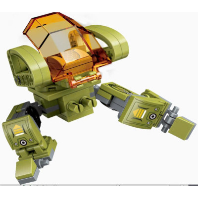 Đồ chơi - QMAN - 41103 Bộ đồ chơi xếp hình xe tên lừa 8 trong 1) lẻ nhỏ mẫu ngẫu nhiên