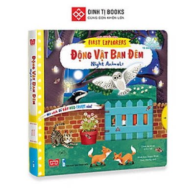 Sách Chuyển Động - First Explorers - Night Animals - Động Vật Ban Đêm