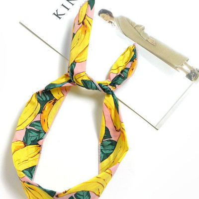 Băng đô cài tóc dạng dây cột dễ thương (giao ngẫu nhiên )