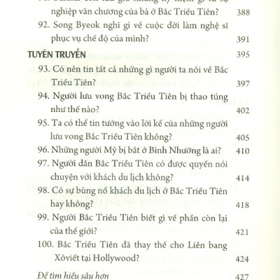 Bắc Triều Tiên Qua 100 Câu Hỏi (Sách Tham Khảo)