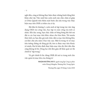 Sách: OKR - Bước Đột Phá Kép Trong Công Việc Và Cuộc Sống (ML)