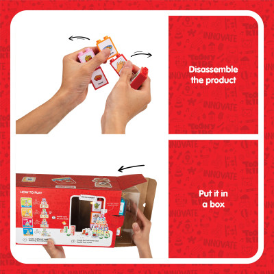 Đồ Chơi Bộ Lắp Ráp Học Và Chơi Cùng Gấu TOONYKIDS - Đồ Chơi Thông Minh Cho Bé - Bear Day Care TN00622 [Tặng Kèm Sticker]