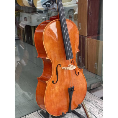 Đàn Cello Woim Saiger Full Size 4/4 Tặng Kèm Bao, Vỉ Kéo, Rosin, Khăn Nhung Lau Đàn.