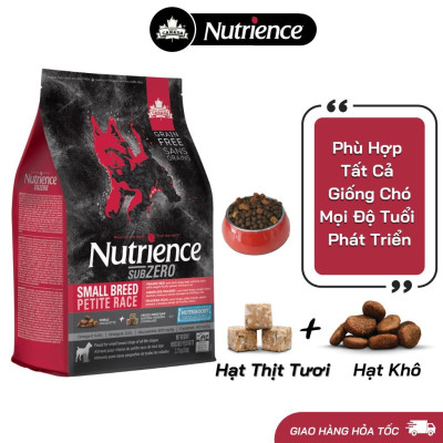Thức Ăn Hạt Cho Chó Phốc Sóc - Nutrience Subzero Bao 2,27kg - 6 Loại Thịt (Bò, Cừu, Cá Hồi,...) Rau Củ, Trái Cây