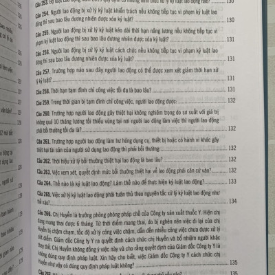500 Câu Hỏi Và Tình Huống Giải Quyết Các Vướng Mắc, Tranh Chấp Lao Động Theo Bộ Luật Lao Động Năm 2019