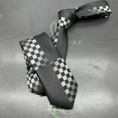 Cà vạt nam 6cm màu đen cao cấp Giangpkc