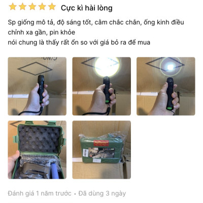 Đèn Pin Mini Siêu Sáng XML-T6 miDoctor - Chính Hãng