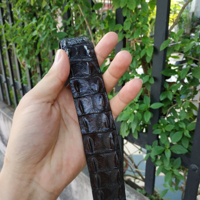 Dây Nịt Da Cá Sấu [DÂY LIỀN NGUYÊN CON] Da Lưng Cá Sấu Có Gù, Gai Và Vây Rất Đẹp