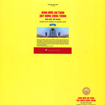 Định Mức Dự Toán Xây Dựng - Phần Xây Dựng (theo TT 10 Bộ Xây Dựng)