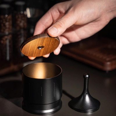 Feepie dosing hứng đong cà phê Wood charm