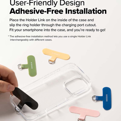 Dây đeo RINGKE Holder Link Flow Shoulder Strap Y-Type - Hàng Chính Hãng