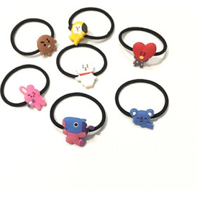 Chun tóc BT21 combo 5 chun mẫu khác nhau 