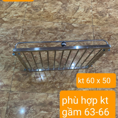 GIÁ GẦM BẾP  , KỆ ĐỂ ĐỒ NHÀ BẾP INOX 304 . KT 60X50 ( GIÁ 1SP)