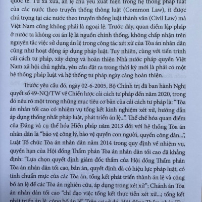  Bình Luận Khoa Học Bản ÁnVà Án Lệ  - Tập 1