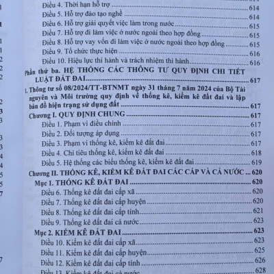 Luật Đất Đai hệ thống các văn bản quy định chi tiết thi hành