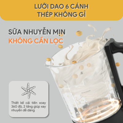 Máy Làm Sữa Hạt Đa Năng BlueStone BLB-6037 1.75 Lít 800W - Hàng Chính Hãng