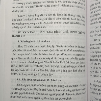Kỹ năng nghề nghiệp Chấp hành viên thi hành án dân sự (Quyển 1)
