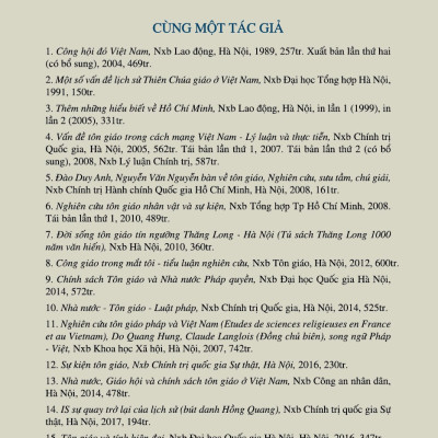 Nhà Nước Pháp Quyền Và Tôn Giáo Ở Việt Nam - Tôn Giáo Và Luật Pháp