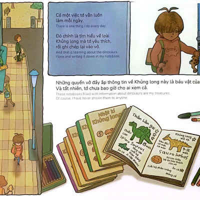 Sách - Công Viên Khủng Long - Invitation To Dino Park - Bìa Cứng