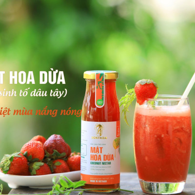 Mật hoa dừa Sokfarm - Vị ngon ngọt, An toàn cho trẻ nhỏ, bổ sung nhiều năng lượng