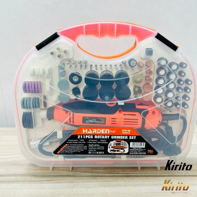 Bộ Máy Khoan Mài khuôn Khắc mini Đa Năng 211 chi tiết 6 tốc độ