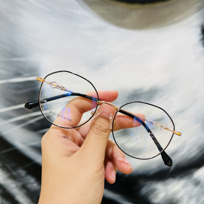 Gọng kính hợp kim thời trang nam nữ siêu nhẹ siêu bền OURESS 8122