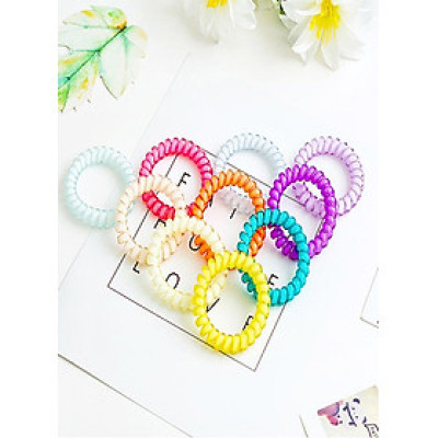 Hộp 10 dây cột tóc lò xo siêu tiện lợi COT99