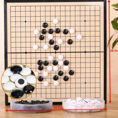 Cờ Vây Nam Châm Chọn size, Cờ Caro Cao Cấp, Có Bàn Là Hộp Đựng Rộng 28.5cm Và 37cm - Hàng chính hãng