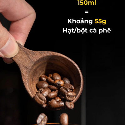 Feepie dosing hứng đong cà phê Wood charm