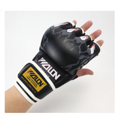 Găng tay đấm MMA wolon - đen