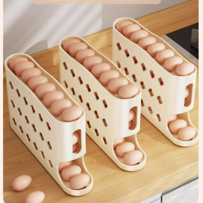 Hộp đựng trứng lăn thông minh – Kệ để trứng chuyên dụng cho cửa tủ lạnh, hộp bảo quản trứng tiện lợi, giúp sắp xếp gọn gàng, giữ trứng tươi lâu