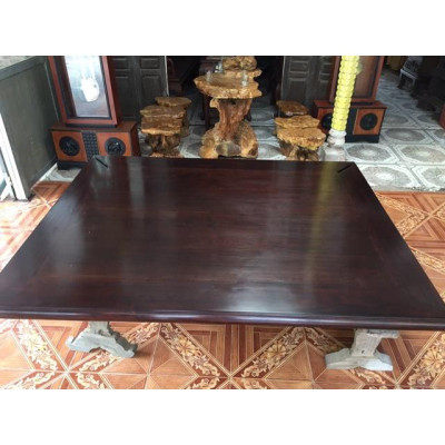 Sập ngũ phúc gỗ gụ