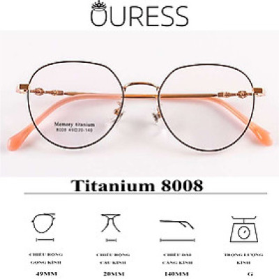 GỌNG KÍNH TITAN MMR (Titanium Memory) CHẤT LIỆU CAO CẤP SIÊU NHẸ SIÊU BỀN – 8008