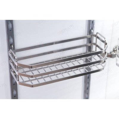 {Hàng chính hãng} Tủ kho Inox 304 xước mờ cao cấp dạng nan dẹt 4 tầng cánh mở mã DK6.645 thương hiệu Gerari