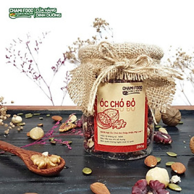 Hạt óc chó đỏ ChamiFood Tách vỏ 500G NHẬP KHẨU MỸ CHÍNH NGẠCH LOẠI 1, gấp 3 lần Dưỡng chất, giúp Giảm cân Đẹp dáng.